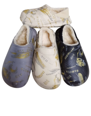 Pantuflas de Mujer Goma Eva con Chiporro  x 36 Pares Tallas: 36 al 41