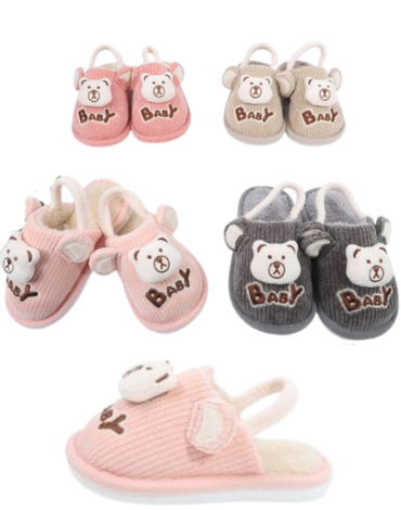 Pantuflas Infantil Colores Surtidos x 36 Pares.Talla: 24 al 29