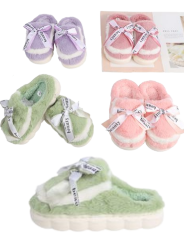 Pantuflas Infantiles Colores Surtidos x 48 Pares.Talla: 30 al 35