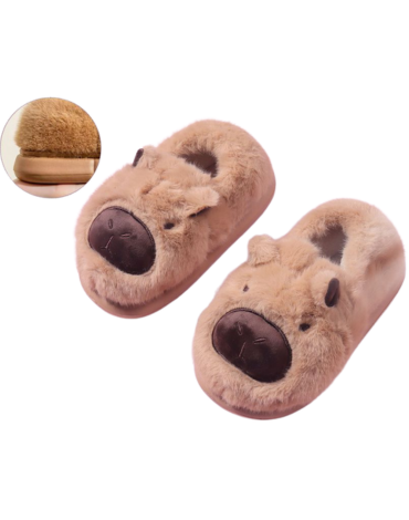 Pantuflas de Mujer Capybara x 24 Pares Tallas: 36 al 41