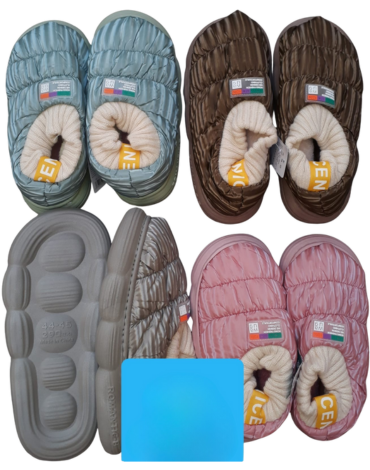 Pantuflas Unisex Colores Surtidos x 12 Pares. Talla: 36 al 45