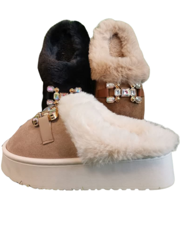 Pantuflas con Plataforma de Dama Colores Surtidos x 24 Pares.Talla: 36 al 41
