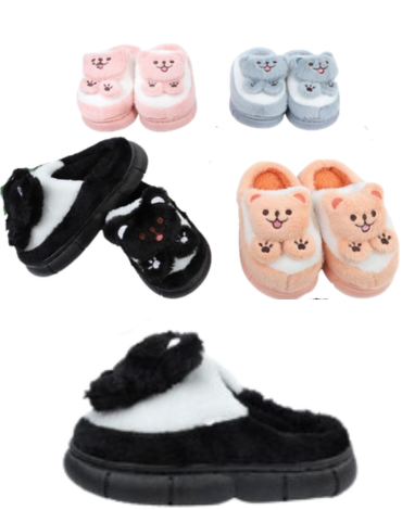 Pantuflas Infantil Colores Surtidos x 48 Pares.Talla: 30 al 35