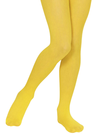 Panty Microfibra Strech Color Amarillo x 10 Unds. Talla: Estándar (hasta 7 años aprox)
