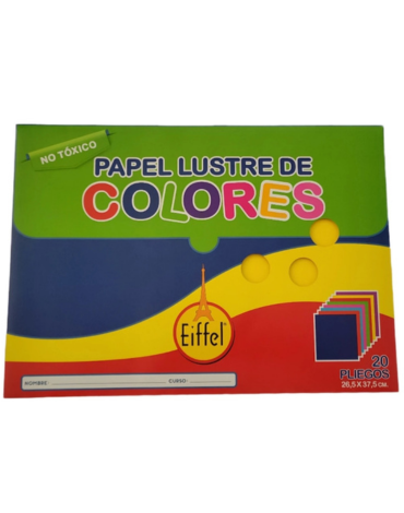 Carpeta de Papel Lustre Colores Surtidos x 48 Unds. Medida: 23 x 35 cm aprox.