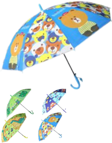 Paraguas Infantil Modelos Surtidos x 12 Unds. Medidas: 50 cm aprox