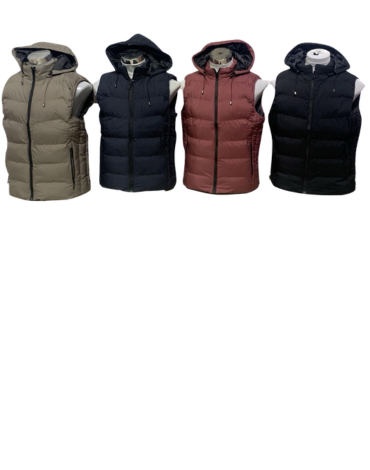 Parka sin Mangas de Hombre x 30 Unds. Tallas: S - M - L - XL - 2 XL -3XL