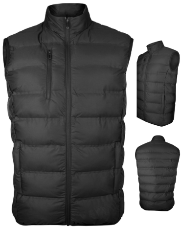 Parka de Hombre sin Mangas (Elegir Talla y Color) x 6 Unds. Talla: S a 2XL