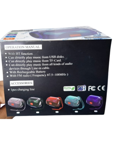 Parlante Portatil Colores Surtidos x 4 Unds.