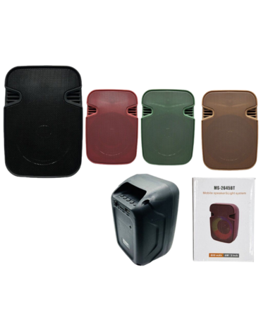 Mini Parlante Portatil Colores Surtidos x 4 Unds.
