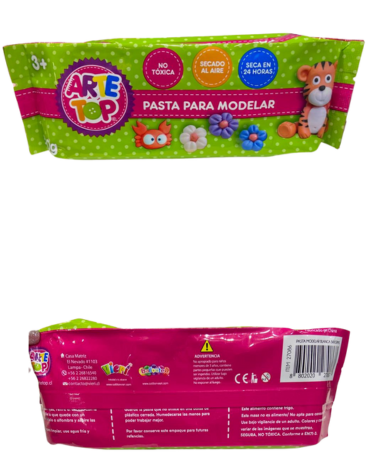 Pasta para Modelar de 500 G x 4 Unds.