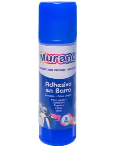 Pegamento en Barra  Murano x 24 Unds. Medida: 8 Grs.