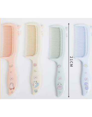 Peine Infantil Colores Surtidos x 12 Unds. Medida: 21 cm aprox.
