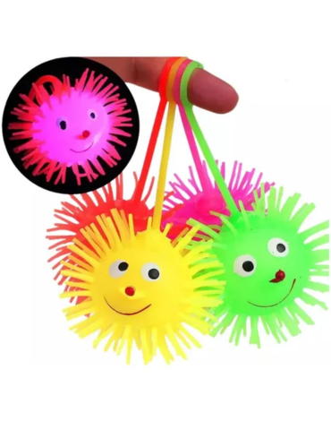 Pelota Chascona Luminosas Colores Surtidos  x 18 Unds.