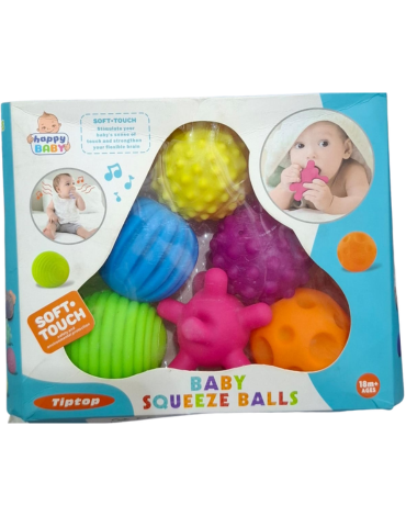 4 Set Juguetes Sensorial para Bebes (1 Set Trae: 6 PCS)