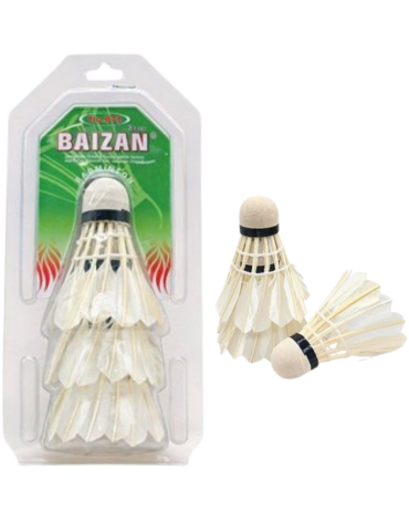 6 Set de Pelotas de Badminton Plumas (1 Set Trae 3 PCS)