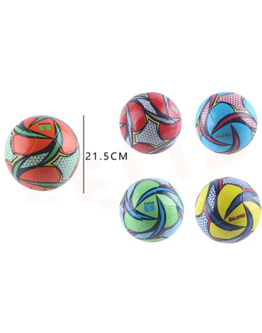 Pelota de Futbol Colores Surtidos x 6 Unds. Medida: 21.5 cm aprox