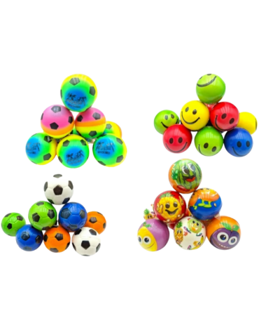 Pelota Antiestres Modelos Surtidos x 24 Unds.