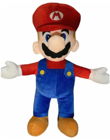 Peluche Mario Bross Color Único x 3 Unds. Medida: 45 cm aprox.