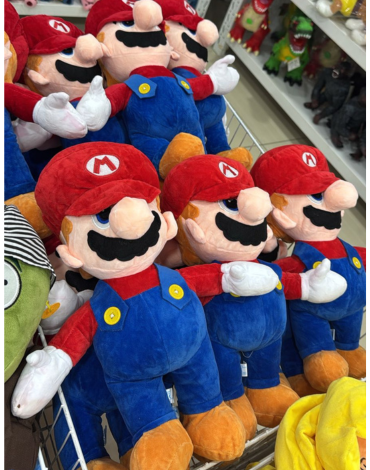 Peluche Mario Bross Color Único x 3 Unds. Medida: 45 cm aprox.