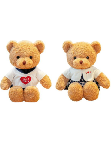 Peluche Ositos Modelos Surtidos x 4 Unds. Medida: 30 cm aprox.