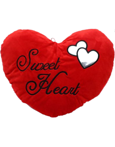 Cojín Corazón Sweet Heart Color Unico x 4 Unds. Medida: 40 x 30 cm aprox