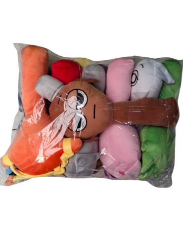 Peluche Sprunki Colores Surtidos x 10 Unds. Medida: 35 cm aprox.