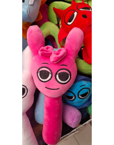 Peluche Sprunki Colores Surtidos x 4 Unds. Medida: 32 cm aprox.