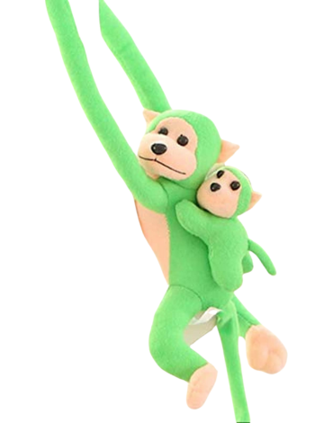 Mono Peluche con Hijo x 6 Unds.
