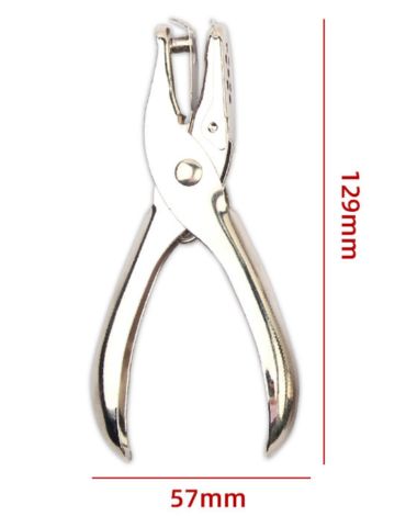 Perforadora Circular Plateada x 12 Unds. Medida: 12.9cm X 5.7cm