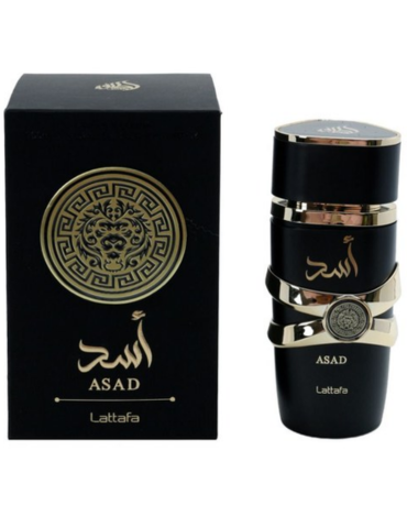 Perfume Árabe Alternativo Lattafa Asad de Hombre x 4 Unds. Medida: 100 ml aprox.