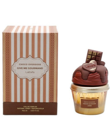 Perfume Arabe Alternativo Lattafa Give Me A Gourmand Choco Overdose x 4 Unds. Medida: 75 ml aprox.