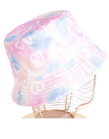 Gorro Pescador Infantil Diseño Corazón x 6 Unds