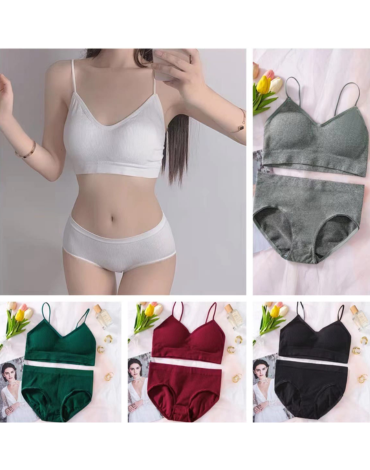 Conjunto Peto y Calzon Sin Costura x 12 Unds. Talla: Estandar