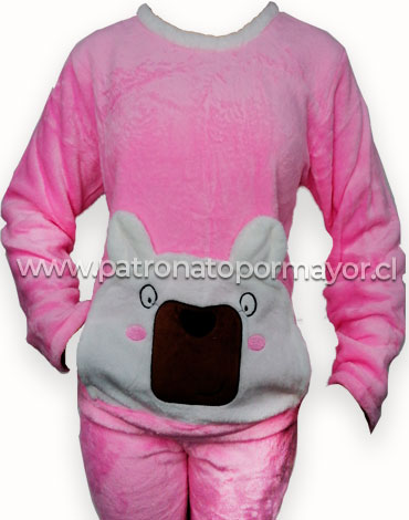 Pijama de Niña Plush x 4 Unidades Tallas: 12 - 14 - 16 - 18