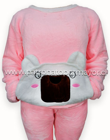 Pijama de Niña Plush x 4 Unidades Tallas: 12 - 14 - 16 - 18
