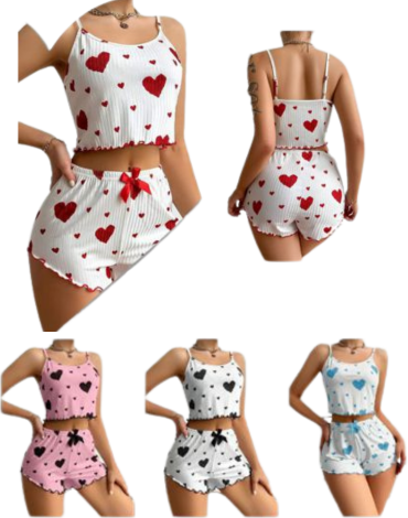 Pijama de Mujer Colores Surtidos x 12 Unds. Talla: S/M - L/XL - XXL/XXXL
