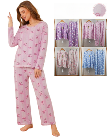 Pijama de Franela Modelos Surtidos x 12 Unds. Talla: M/L - XL/2XL