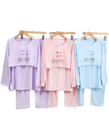Pijama Maternal Colores Surtidos x 12 Unds. Talla: M - L - XL - XXL