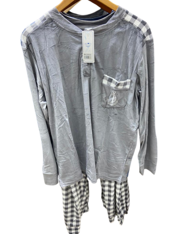 Pijama de Hombre Plush Colores Surtidos x 12 Unds. Tallas: M - L - XL - XXL