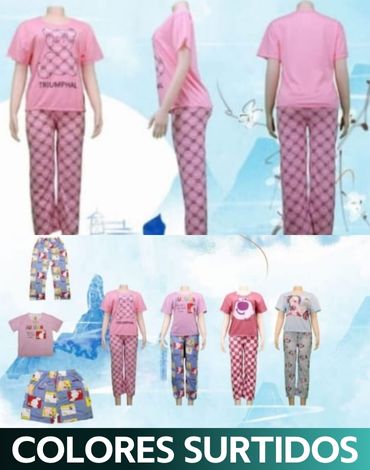 Pijama de Dama x 12 Unds Tallas : M L XL XXL
