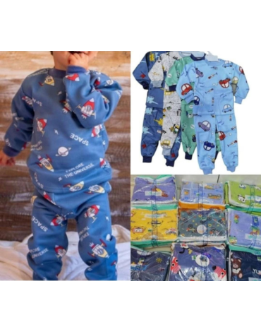 Pijama para Niños Modelos Surtidos x 12 Unds. Tallas: 2 - 4 - 6 - 8