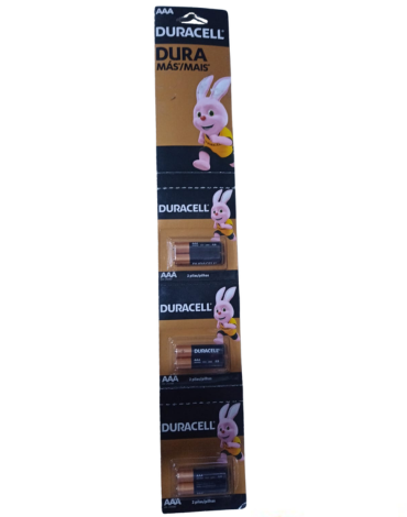 3 Set de Pilas Duracell AAA (1 Set Trae: 6 Pares)