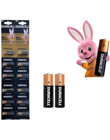 4 Set de Pilas Duracell AA (1 Set Trae : 12 PCS)