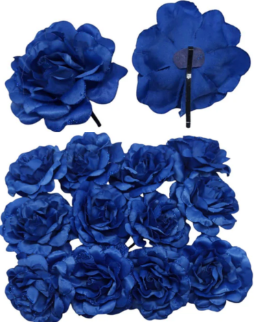 Pinche Rosa Color Azul x 24 Unds. Medida: 11 cm aprox.