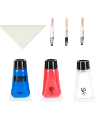 6 Set de Pinta Cara Multicolor. (Un Set Trae: 7 PCS)