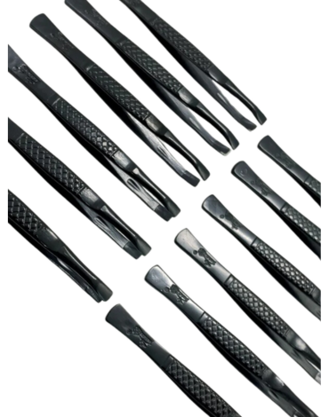 Pinzas Negras x 36 Unds.