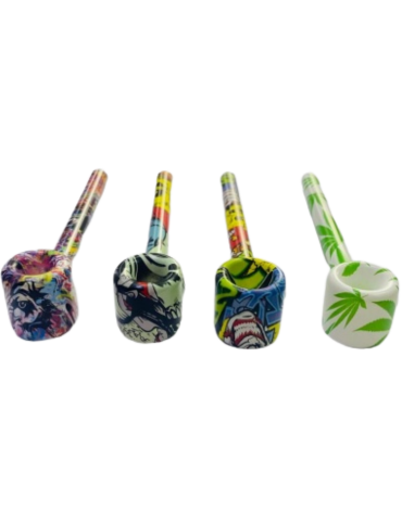 Pipa de Vidrio Modelos Surtidos x 6 Unds.