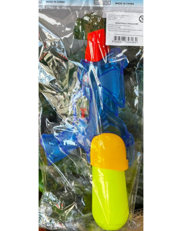 Pistola Lanza Agua Colores Surtidos x 6 Unds.