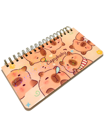 Planner Capibaras Modelos Surtidos x 4 Unds.